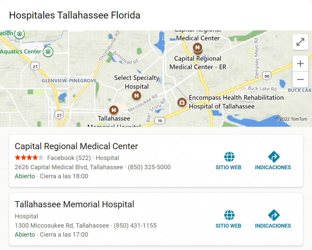 Seguros médicos en Tallahassee