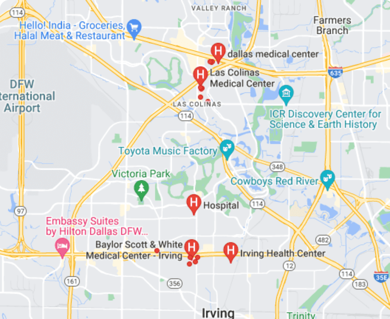 Seguros médicos en Irving