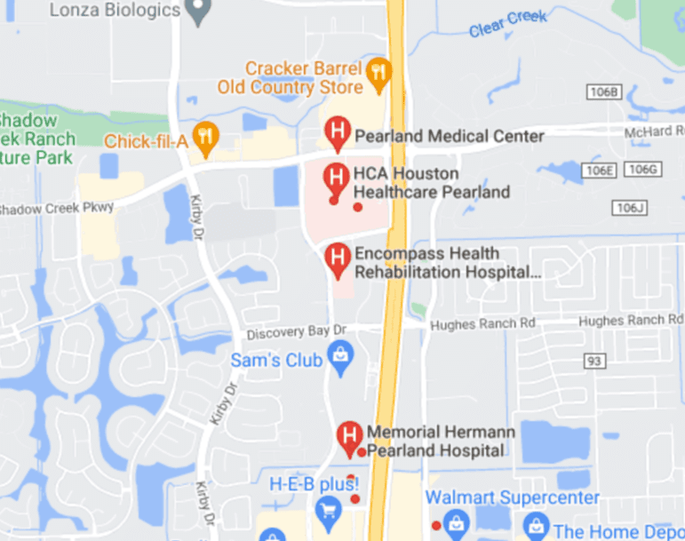 Seguros médicos en Pearland Hospitales