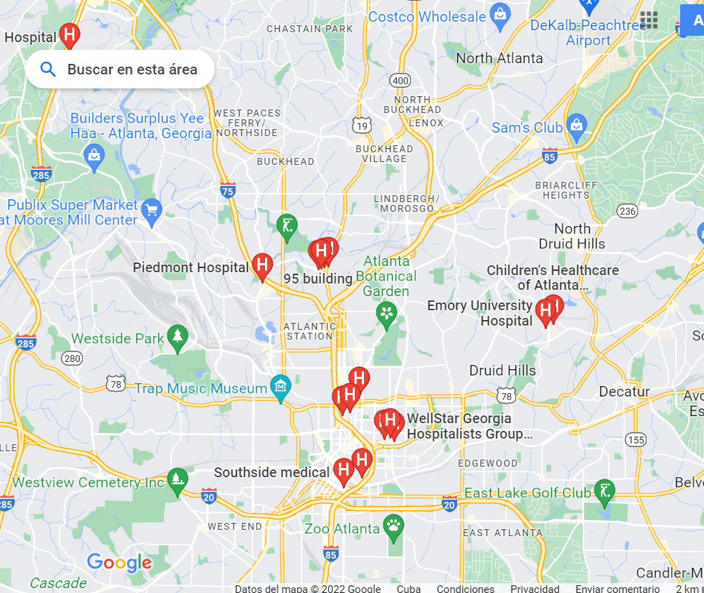 Seguros médicos en Atlanta