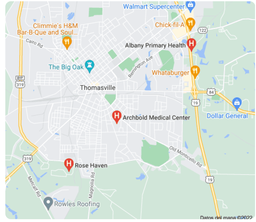 hospitales seguros médicos en Thomasville