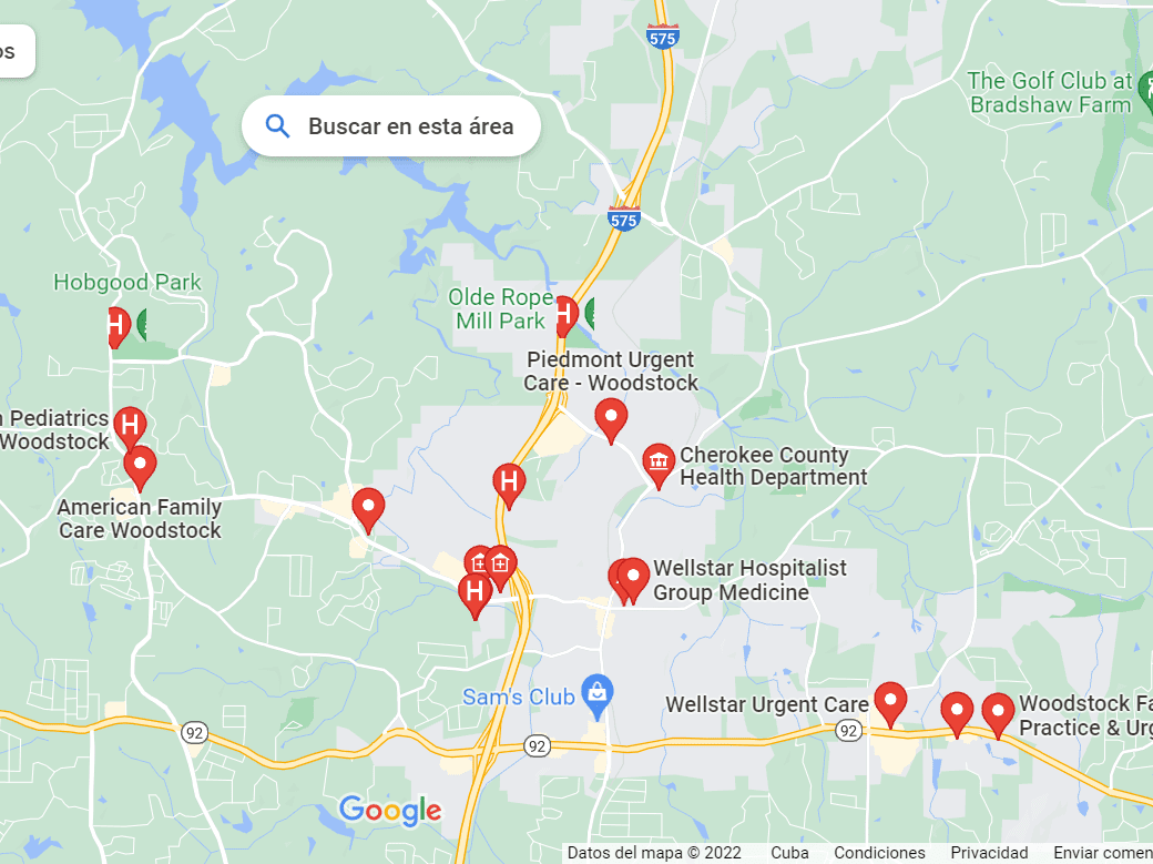 Seguros médicos en Woodstock
