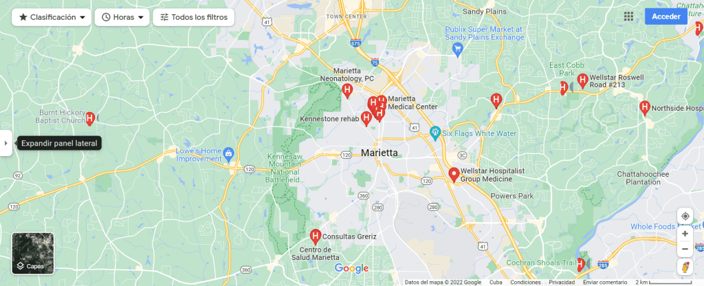 Seguros médicos en Marietta