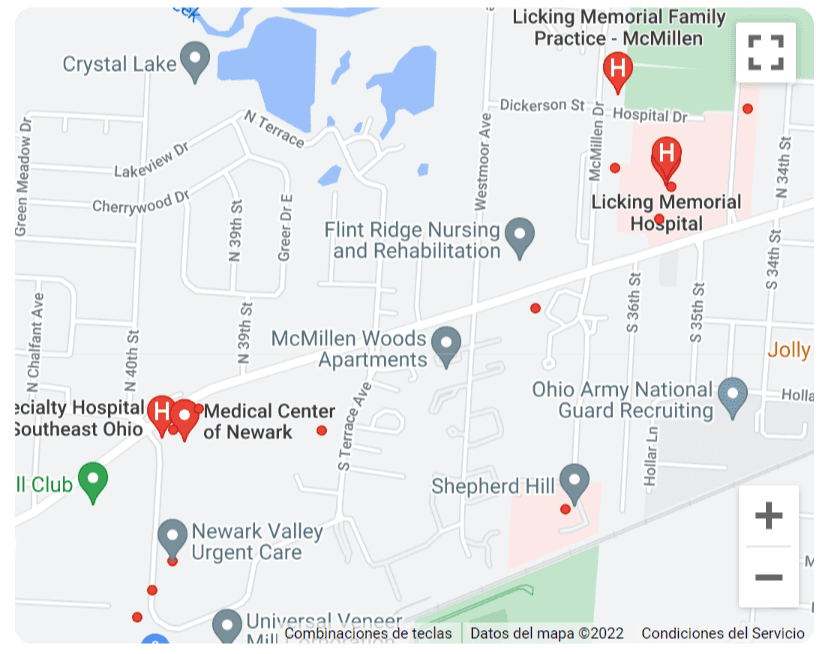 Seguros médicos en Newark OH
